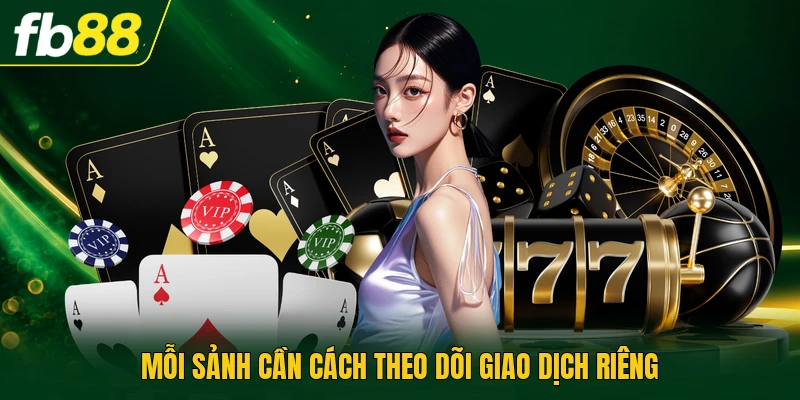 Mẹo Quản Lý Tiền Cược Với Kế Hoạch Chia 10 Phần Rõ Ràng 2 Mỗi sảnh cần cách theo dõi giao dịch riêng